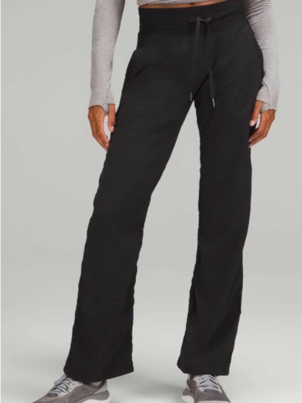 Lululemon Dance Studio Mid Rise Full Length Pant Jogger Black Women's Size 4